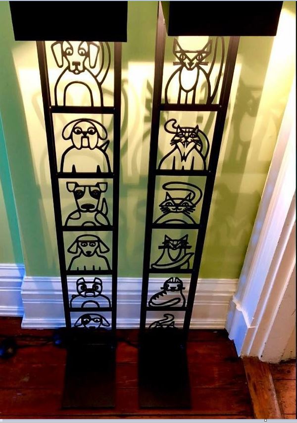 Cat - Dog Lamps-Color